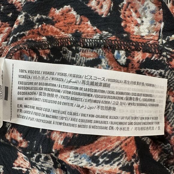 Abercrombie & Fitch NWT Women BOHO Floral Off Shoulder Blouse M Festival Hippie - Picture 8 of 11